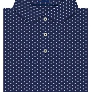 Stitch Golf Polka Dot Polo